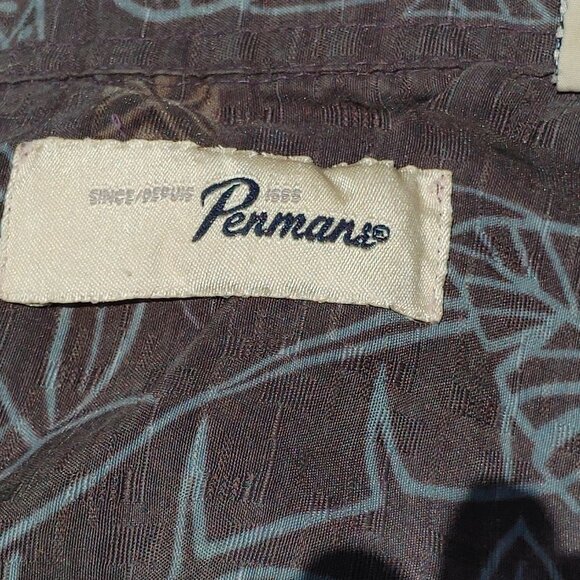 FUN Tropical Camo Print Button Down Short Sleeve Blouse Men's Large - Picture 3 of 5